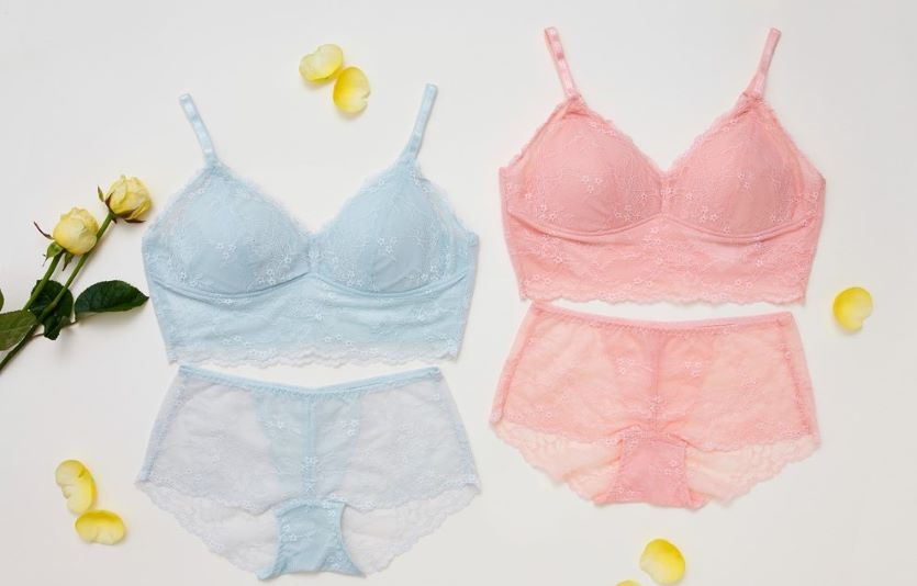 BYC가 화사한 색감의 레이스가 가득한 란제리 세트를 선보인다. 사진=BYC