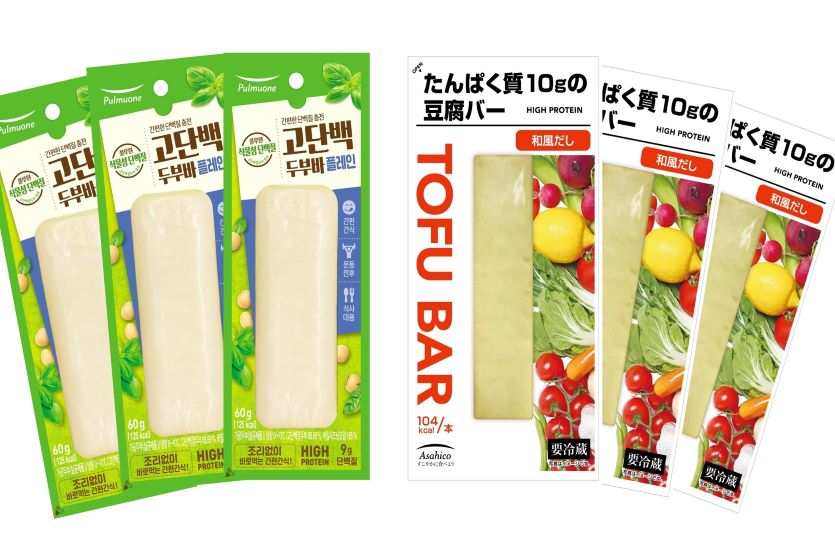 풀무원은 일본에서 1년만에 누적 1000만개판매로 인기를 모은 건강간식 두부바를 국내에서 출시했다. 사진=풀무원