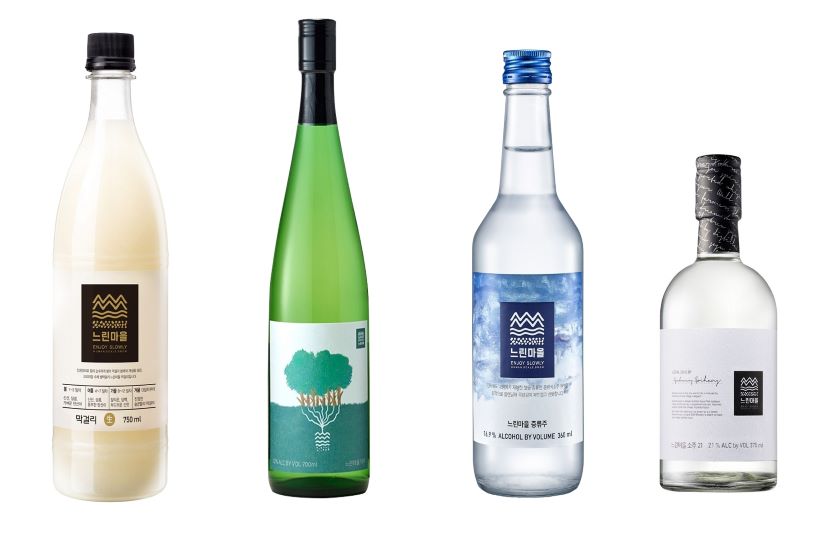 배상면주가의 느린마을 브랜드는 제품을 4종으로 늘리며 브랜드 강화에 나섰다. 사진=배상면주가