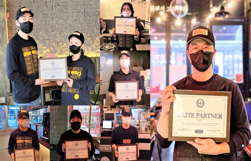 생활맥주가 우수 가맹점 60곳을 ‘엘리트파트너’로 선정하고 특전혜택을 지급했다. 사진=생활맥주