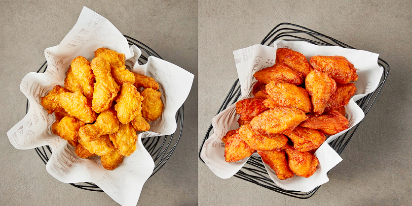 (왼쪽부터)교촌허니오리지날과 레드윙. 사진=교촌