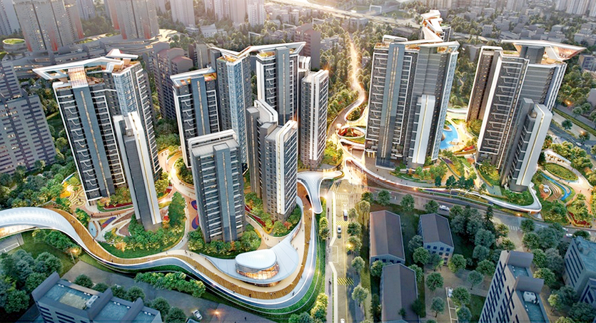 서울시 노원구 월계동신아파트 재건축정비사업 투시도. 사진=HDC현대산업개발