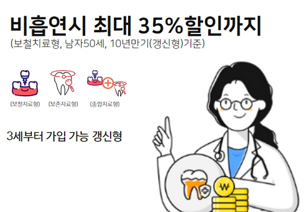 미래에셋생명이 온라인 전용상품인 비흡연딱딱치아보험 판매를 강화한다. 사진=미래에셋생명