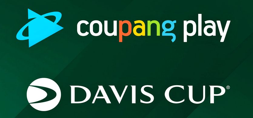 쿠팡플레이가 데이비스컵 본선 진출을 노리는 대한민국 테니스 국가대표팀의 최종예선 경기를 독점 생중계한다.사진=쿠팡플레이
