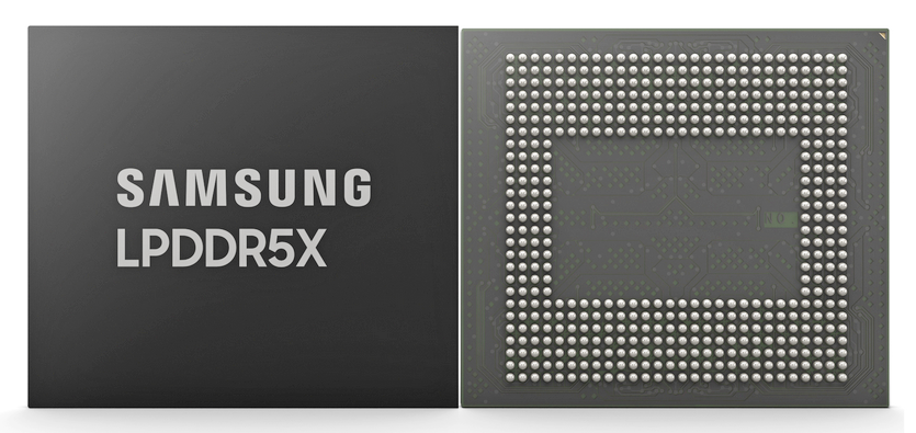 삼성전자가 지난해 11월 업계 최초로 개발한 14나노 기반 LPDDR5X D램을 퀄컴 최신 모바일 플랫폼에서 성능 검증을 마치고 차세대 저전력 D램 시장 선점에 나섰다. 사진=삼성전자