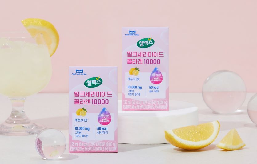 매일헬스뉴트리션이 액상형태의 '셀렉스 밀크세라마이드 콜라겐' 제품을 출시한다. 사진=매일헬스뉴트리션
