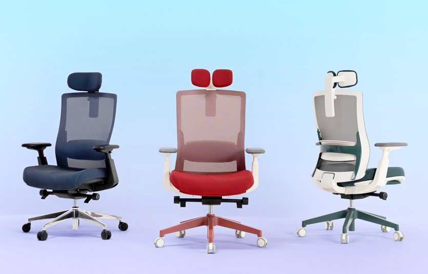 현대리바트가 사무가구 브랜드 리바트 하움을 통해 사무용 의자 신제품 테크닉 11종을 출시했다. 사진=현대리바트