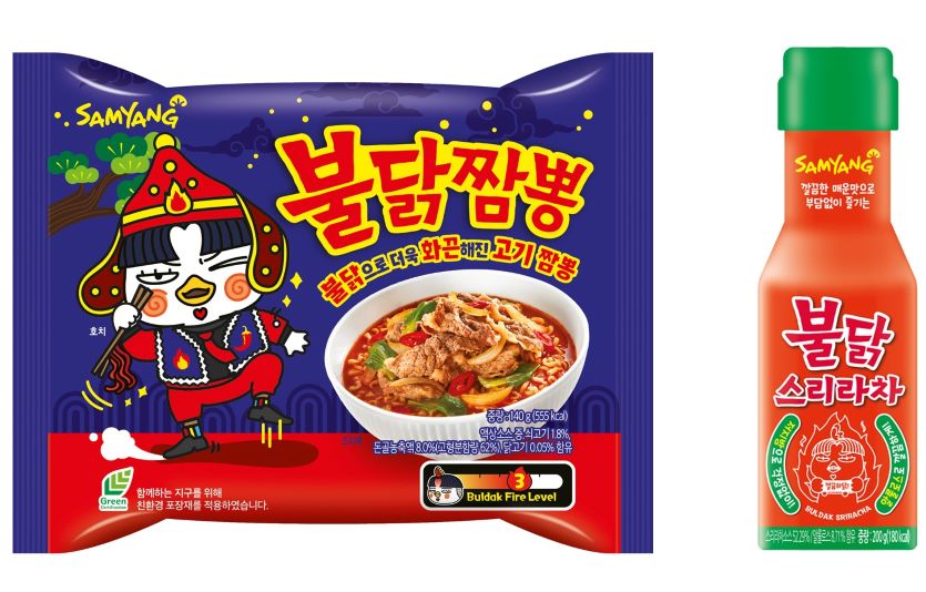 삼양식품이 큰컵짜장불닭볶음을 재단장해 '불닭짬뽕'을 선보인다. 사진=삼양식품