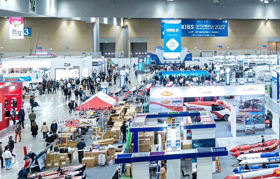 이달 11~13일 열린 국내 대표 해양레저산업전시회 ‘경기국제보트쇼’에만 총 5만5000명의 참관객이 다녀갔다. 사진=킨텍스