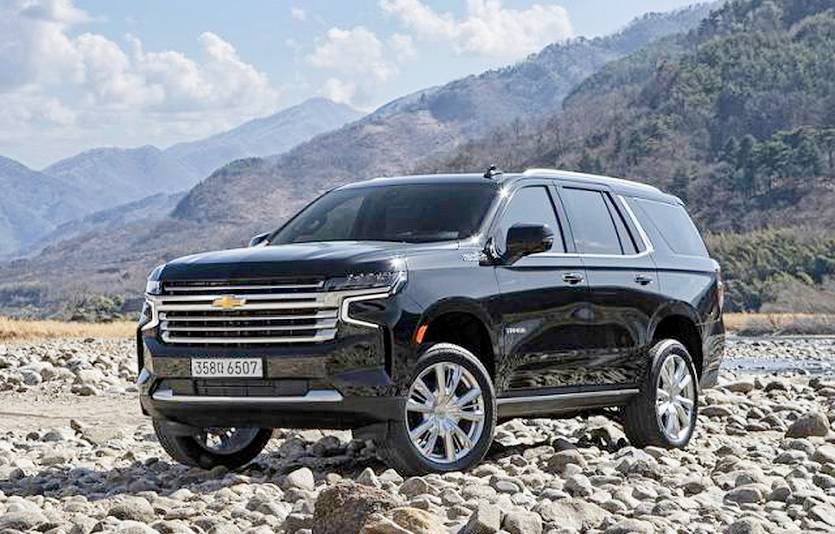 4월 한국에 상륙하는 대형 SUV 쉐보레 타호. 사진=한국GM