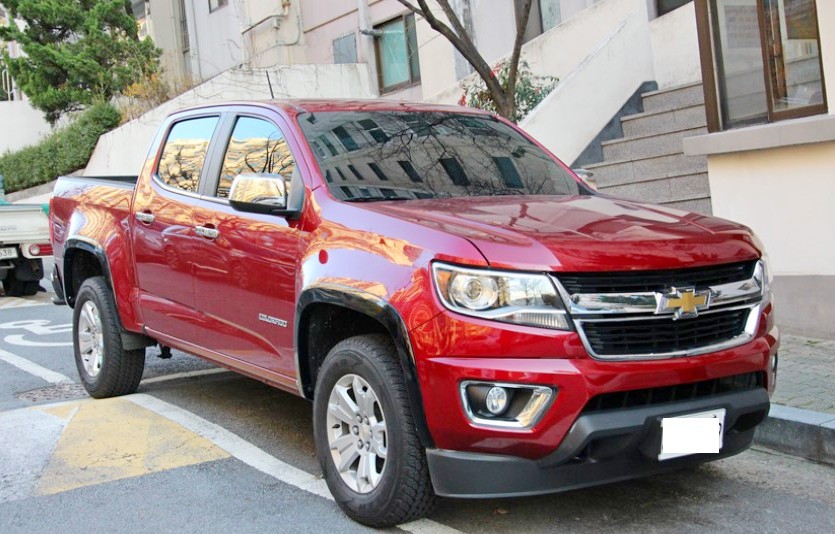 9월 수입차 판매 1위에 오른 쉐보레 콜로라도. 사진=정수남 기자