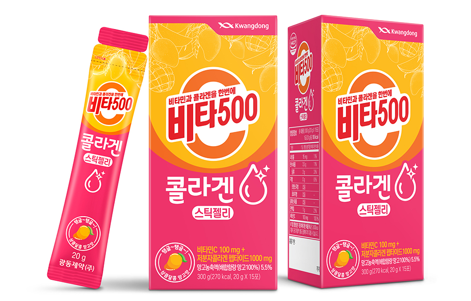 광동제약 ‘비타500 콜라겐 스틱젤리’. 사진=광동제약