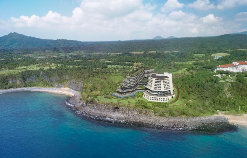 파르나스호텔이 제주 서귀포 중문단지에 180도 바다뷰의 5성급 호텔을 7월 개장한다. 사진=파르나스호텔