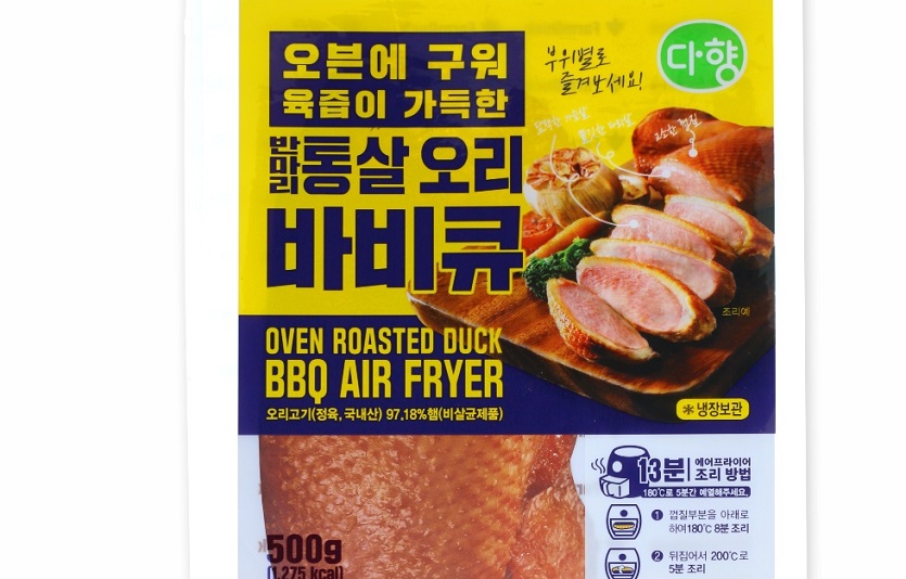 다향이 취향에 따라 다양하게 활용할 수 있는 '오븐통살오리바비큐' 신제품을 출시했다. 사진=다향