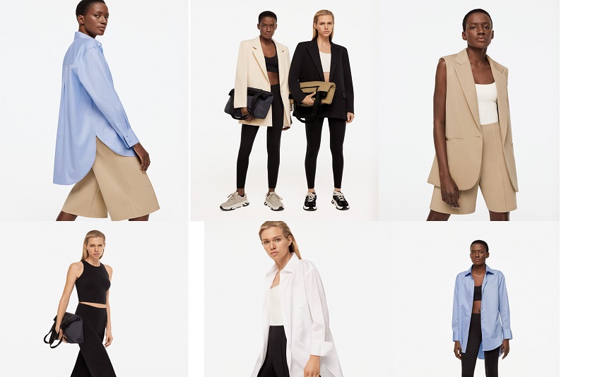 오이쇼는 출근길 옷차림으로도 손색없는 '워킹레저 컬렉션'을 선보였다. 사진=오이쇼