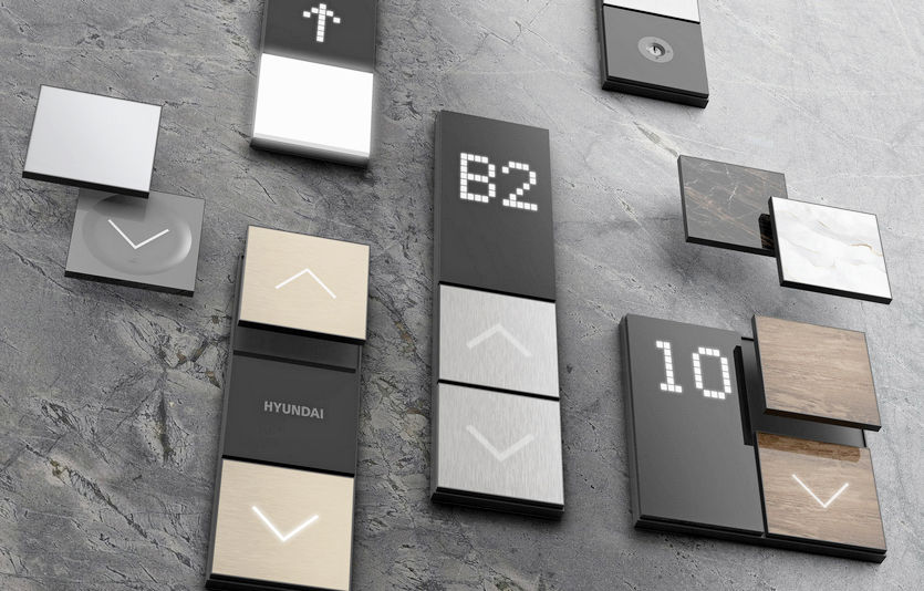 현대엘리베이터가 세계 3대 디자인 상 가운데 하나인 독일 iF 디자인 어워드에서 클린 테크 픽스처스와 모듈러 홀 픽스처스 등으로 본상을 수상했다. 모듈러 홀 픽처스 사진=현대엘리베이터