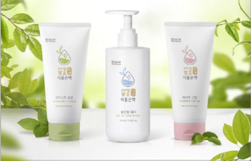 함소아제약이 유아용 프리미엄 화장품 '함소아 식물순액'을 출시한다. 사진=함소아제약