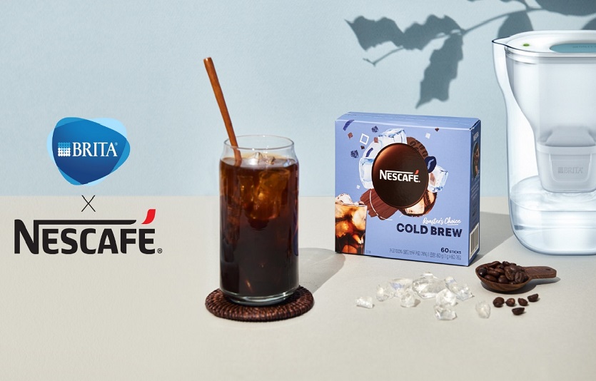 브리타정수기와 네스카페가 지구의날을 기념하며 협업제품을 출시하고 프로모션을 진행한다. 사진=브리타정수기