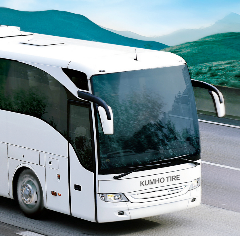 금호타이어가 전라남도 운수업체인 순천교통과 버스 KBM 시범운행을 최근 마치고 상용화를 추진한다. 사진=금호타이어
