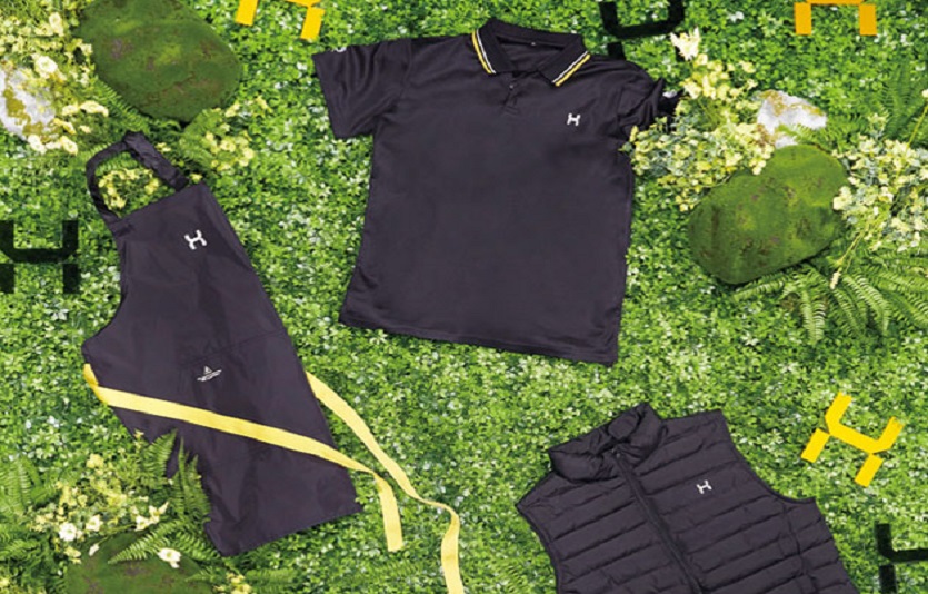 한솥도시락은 폐페트병으로 만든 친환경 유니폼을 제작 배포했다. 사진=한솥도시락