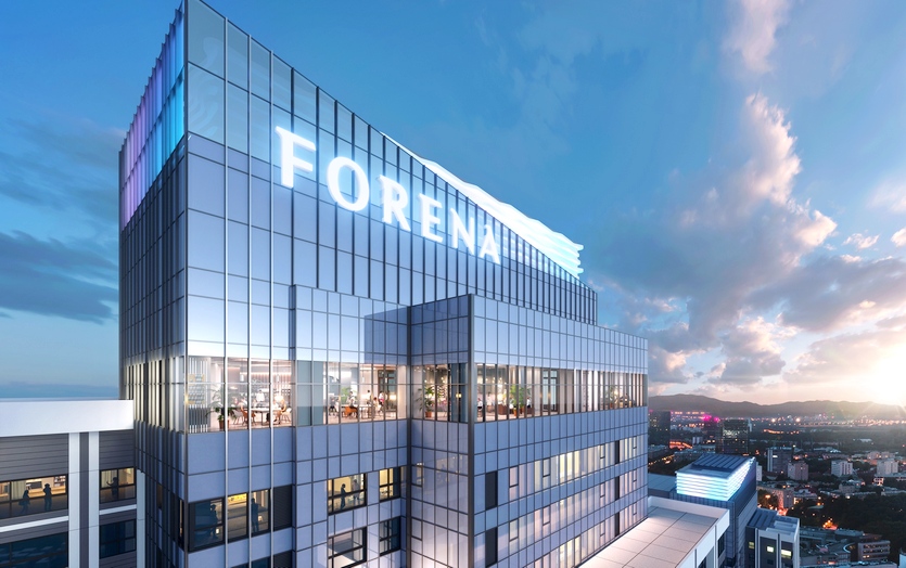 한화 포레나 천안아산역 70층 스카이라운지. 사진=한화건설