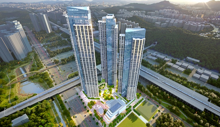 한화 포레나 천안아산역 조감도. 사진=한화건설