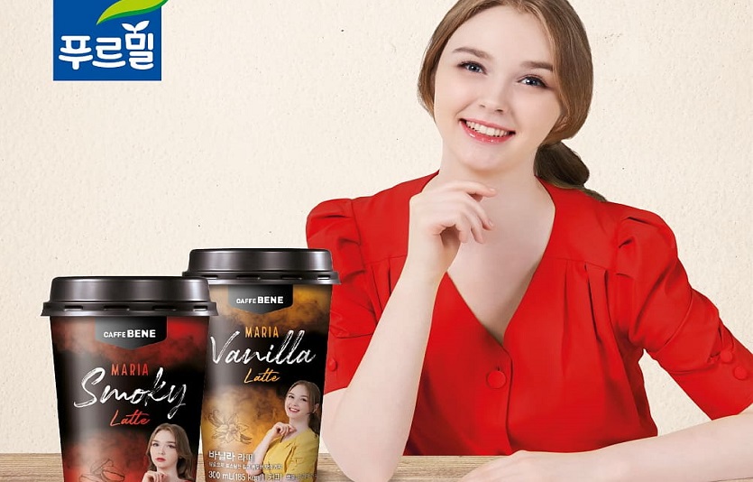 푸르밀이 4월 출시한 마리아라떼 제품이 누적 100만개 판매를 넘어섰다. 사진=푸르밀