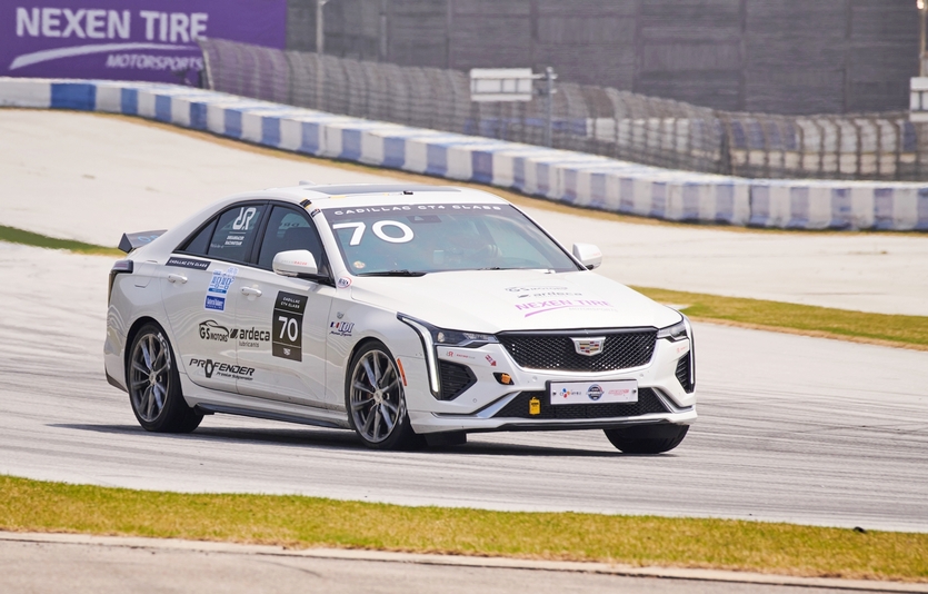캐딜락은 이번 대회에서 캐딜락 CT4 클래스 개막전을 진행했다. 사진=캐딜락