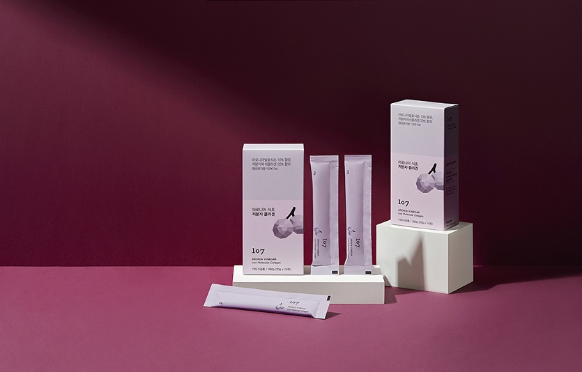 원오세븐이 '아로니아 식초 저분자 콜라겐' 제품을 출시하고 할인프로모션을 진행한다. 사진=원오세븐