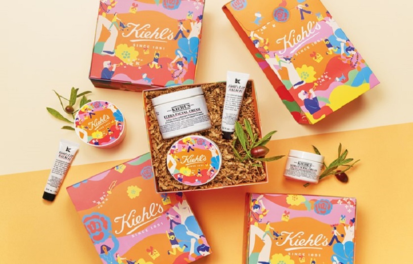 키엘이 대표상품 '울트라 훼이셜 크림 기프팅 에디션'을 한정 출시한다. 사진=키엘