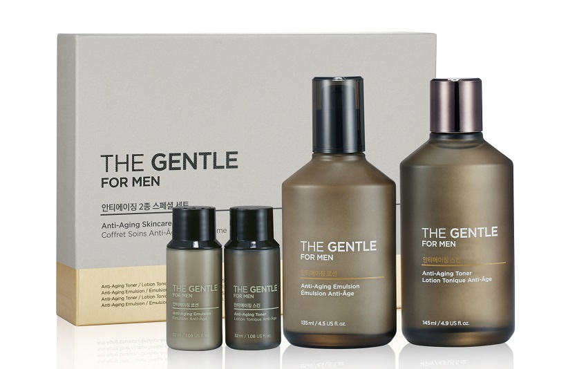 LG생활건강의 더페이스샵이 '더젠틀포맨 안티에이징 2종 세트' 등의 선물세트를 출시했다. 사진=LG생활건강