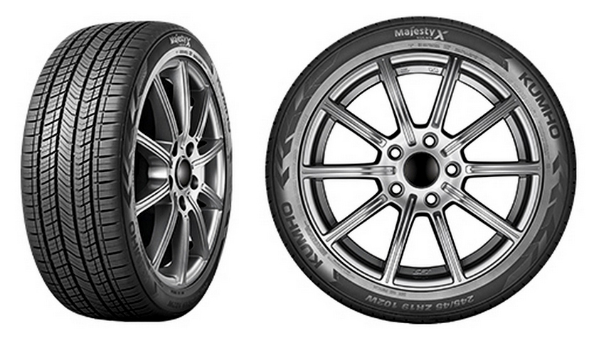 금호타이어가 최상의 주행성능과 승차감을 갖춘 초고성능 고급타이어 마제스티X 솔루스를 출시하고, 9일부터 구매 고객에게 사은품을 제공한다. 사진=금호타이어