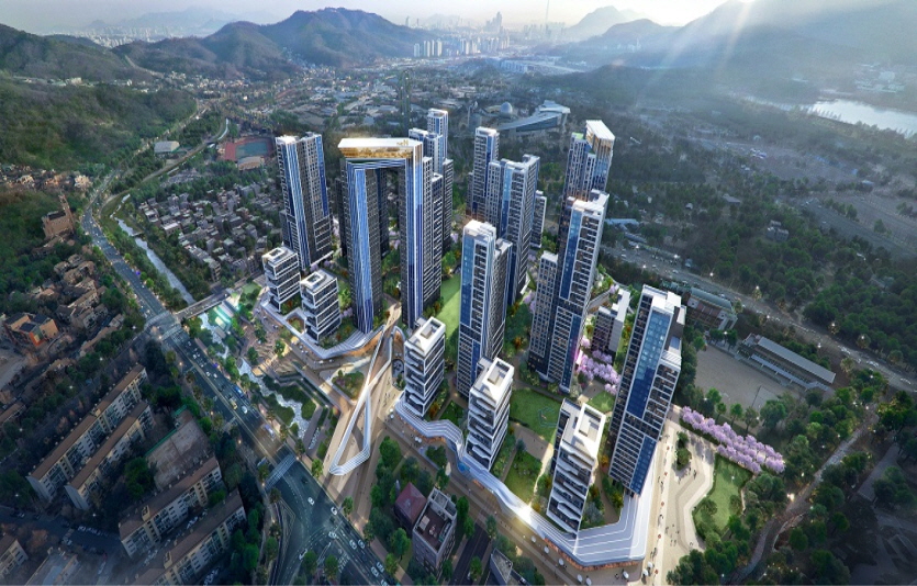 과천주공8·9단지 재건축 조감도. 사진=현대건설