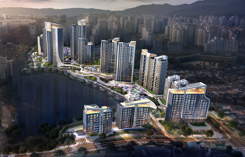 미아3재정비촉진구역 주택재개발사업 조감도. 사진= 롯데건설