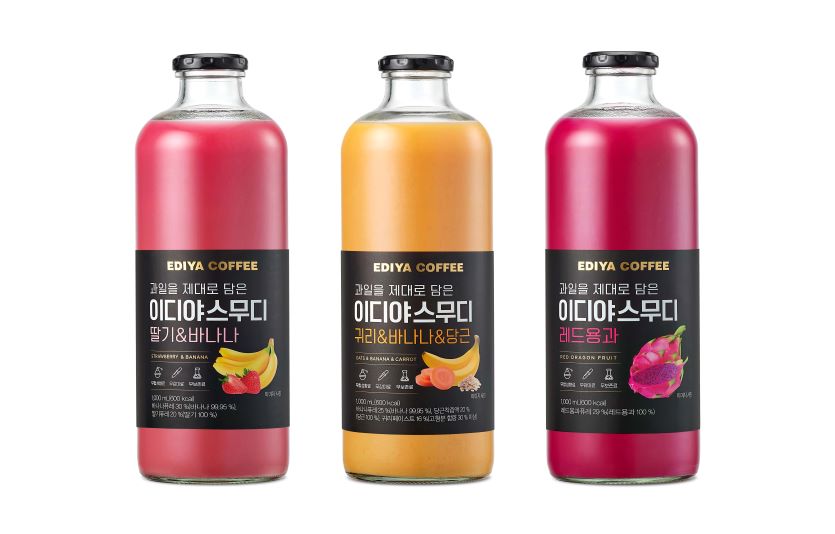 이디야커피가 한끼 식사로도 손색없는 과일 스무디 3종을 선보인다. 사진=이디야커피