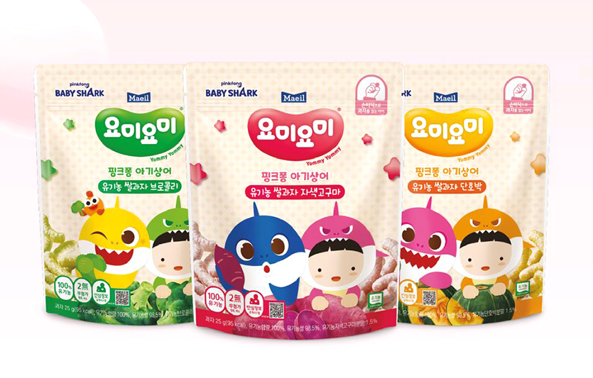매일유업이 더핑크퐁컴퍼니와 라이선스 계약을 체결했다. 사진=매일유업