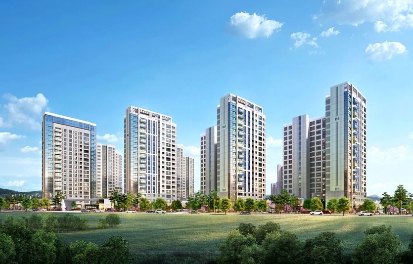 e편한세상 에코델타 센터포인트 투시도. 사진=DL이앤씨