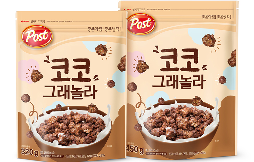 동서식품은  신제품 그래놀라 시리얼 ‘포스트 코코 그래놀라’를 내놨다. 사진=동서식품