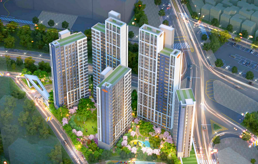 부산 명장동 29-27번지 가로주택정비사업 조감도. 사진=DL건설