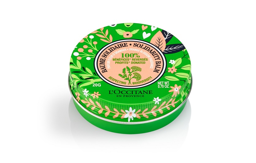 록시땅이 세계 생물 다양성의 날을 기념해 '2022 오렌지 블라썸 프래그런스 솔리데리티 밤' 핸드크림을 한정 판매한다. 사진=록시땅