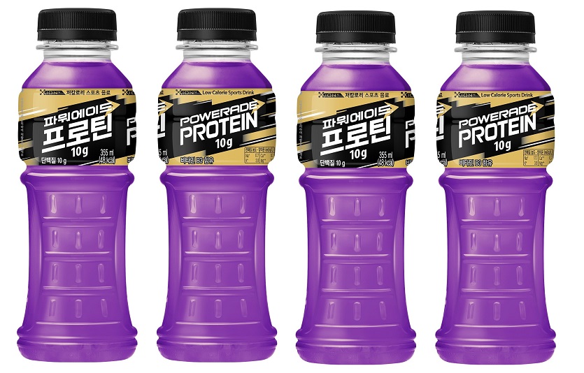 '파워에이드 프로틴'은 운동후 이온과 프로틴을 동시에 보충할 수 있는 신제품이다. 사진=코카콜라