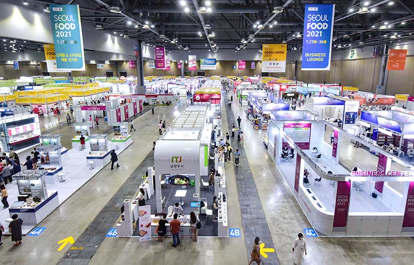 코로나19 유행 감소세가 이어지면서 전시업계가 다시 활기를 띠고 있다. 사진=서울푸드2022주최사무국