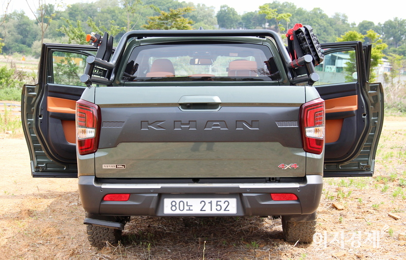 해외에서 더 인기인 신형 렉스턴 스포츠 칸. 사진=정수남 기자