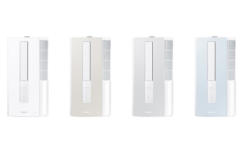 2022년형 창문형 에어컨 윈도우핏은 4가지 색상중 고를 수 있다. 사진=삼성전자