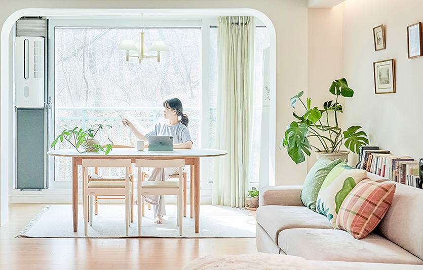 파세코는 쉽고 빠른 설치가 가능하면서도 소음 개선과 냉방 기능을 강화한 ‘프리미엄 창문형 에어컨’을 새로 선보였다. 사진=파세코