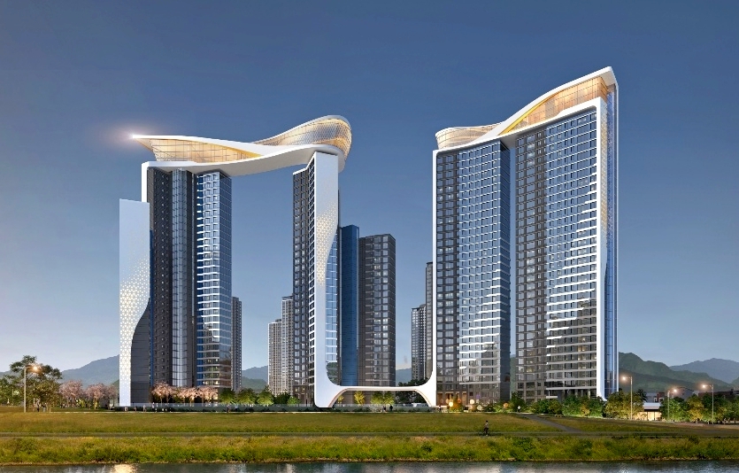 대전 도마·변동4구역 재개발정비사업 조감도. 사진=롯데건설