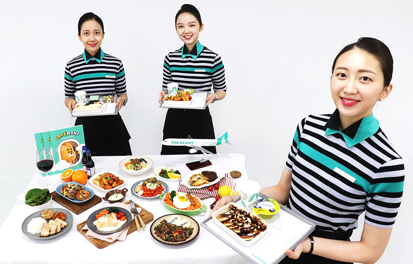 에어서울이 기내식 판매 프로모션을 시작한다. 사진=에어서울