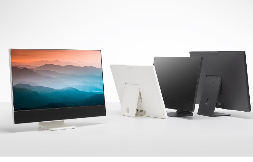 LG전자가 어떤 공간에도 잘 어울리는 일체형 PC 신제품을 출시했다. 사진=LG전자