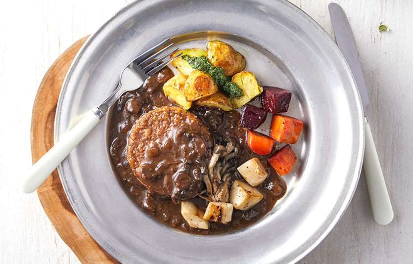 ‘그리팅 베지라이프’ 베지 함박스테이크. 사진=현대그린푸드