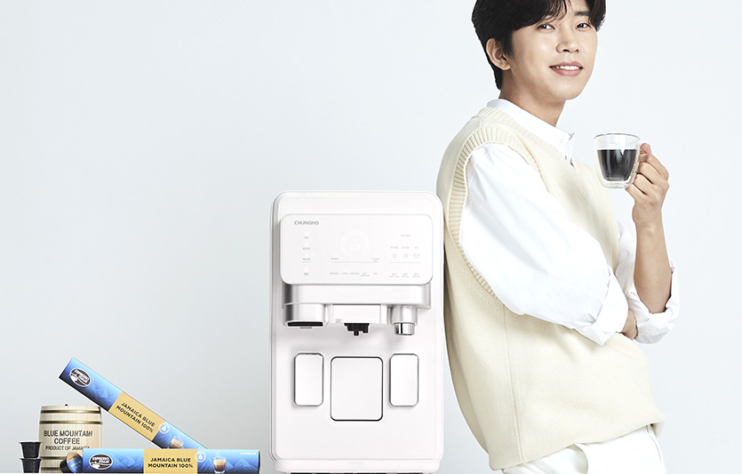 청호나이스는 ‘제12회 부산커피쇼’에 참가해 에스프레카페를 홍보한다. 사진=청호나이스